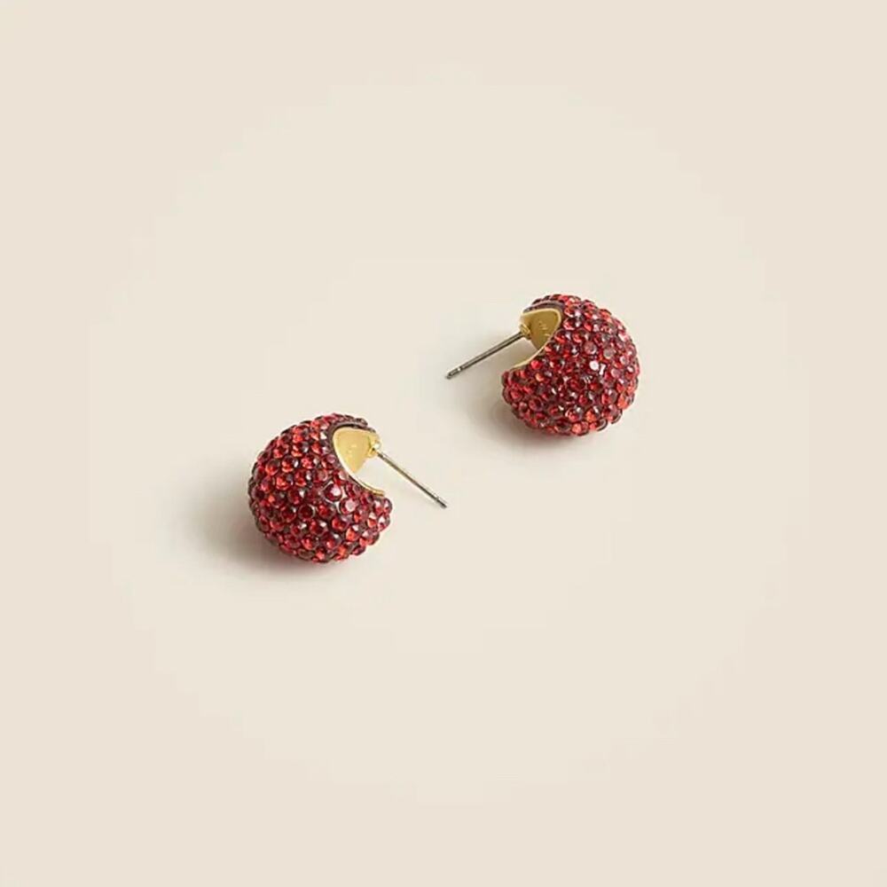 New J Crew Sugar Disco Hoop Earrings
